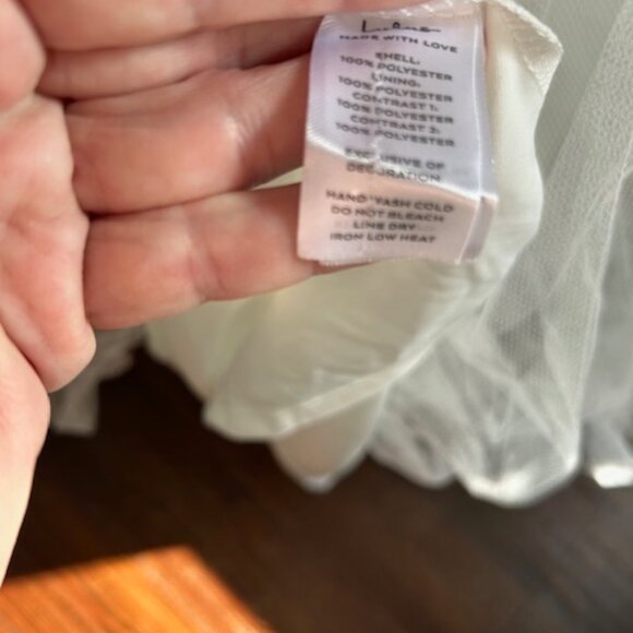 Sweetest Beloved White Mesh Sleeveless Maxi Dress NWT Style 2124916 Sz Med - Picture 10 of 10